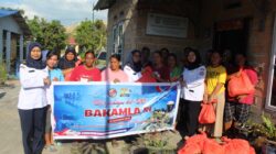 Stasiun Bakamla TBK Salurkan Paket Sembako Sambut HUT ke-20 Bakamla RI