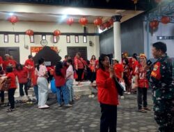 Koramil 01/Tambun Turun Langsung Kawal Malam Imlek 2026