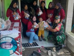 Koramil  Pebayuran dan SPPG Pantau Program MBG, Pastikan Anak Tetap Mendapat Gizi Baik