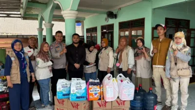 Pertamina Patra Niaga Regional JBB Hadir Berikan Bantuan di Posko Pengungsian SPBE Cimuning