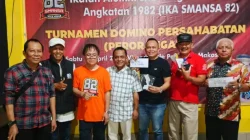 Bukan Sekadar Kartu, Domino Jadi Jembatan Rindu Alumni SMANSA 82 di Virendy Cafe