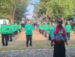 Ketua KCK XXIII Kodim 0509 Kunjungi Koramil 03/Cabang Bungin, Gelar Olahraga Bersama Pererat Kebersamaan