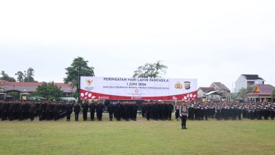 Pimpin Upacara Hari Lahir Pancasila, Wakapolda Riau Bacakan Amanat Kepala BPIP RI