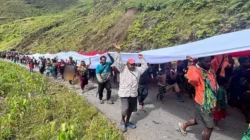 Peringatan Hari Lahir Pancasila, 800 Warga Puncak Jaya Kirab Bendera 50 Meter