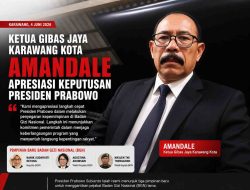 Ketua Gibas Jaya Karawang Kota Dukung Langkah Presiden Prabowo Perkuat Badan Gizi Nasional