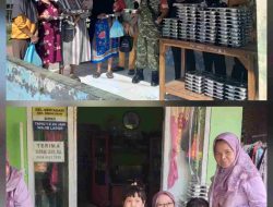 Babinsa Koramil 11 Pebayuran Aktif Dampingi Distribusi Makan Bergizi, Ribuan Siswa dan Warga Posyandu Terima Manfaat