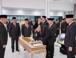 Lantik 78 Pejabat Struktural, Wamen Ossy: Rotasi dan Promosi Jabatan Bentuk Birokrat Yang Adaptif