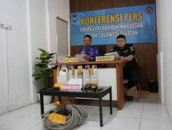 Aksi Bom Ikan di Kodingareng Keke Berakhir, Satpolair Polres Pelabuhan Makassar Amankan Dua Pelaku