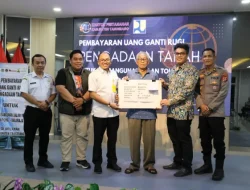 Kantor Pertanahan Kabupaten Tangerang, Melaksanakan Kegiatan Pembayaran Uang Ganti Rugi Pengadaan Tanah Pembangunan Jalan Tol Serpong-Balaraja Seksi 2a