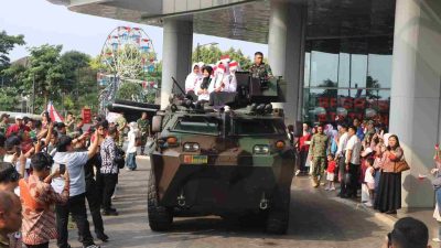 KORAMIL 01 TAMBUN KODIM 0509 GELAR PAMERAN ALUTSISTA, EDUKASI PERTAHANAN DAN UMKM DI GRAND WISATA