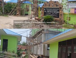 Revitalisasi SLB Negeri 25 Sintang Berjalan, Papan Informasi Tak Terlihat di Lokasi