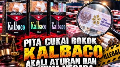 Pita Cukai Rokok KALBACO Akali Aturan dan Hukum Negara, Bea Cukai Jangan Main Mata!
